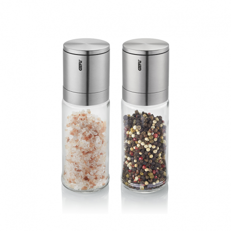 Set of 2 Salt or Pepper Mills - Lamola Transparent - Gefu GEFU GF89578