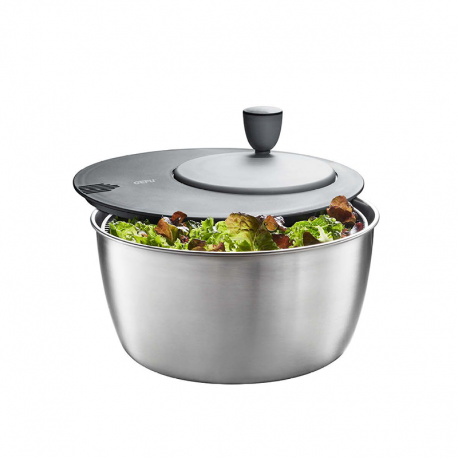 Centrifugadora de Salada Inox - Rotare Inox E Preto - Gefu GEFU GF28180