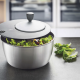Salad Spinner Steel - Rotare Black And Steel - Gefu GEFU GF28180