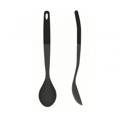 Mixing Spoon Black 35cm - Eat Pop - Omada
