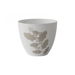 Portavelas Acebo Ø7,2 cm - Xmas Blanco - Asa Selection ASA SELECTION ASA10105690