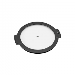 Tampa de Conservação Ø24cm - Selio Transparente E Preto - Gefu GEFU GF35064