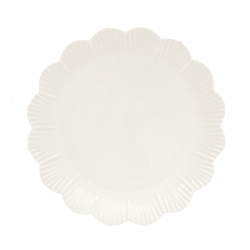 Prato de Refeição Porcelana 26cm Branco - Fleuri - Easy Life EASY LIFE ELR3070FLRI