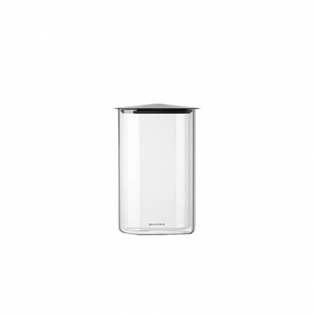 Square Glass Jar 1L Black - Fresh&Style - Guzzini GUZZINI GZ12880110