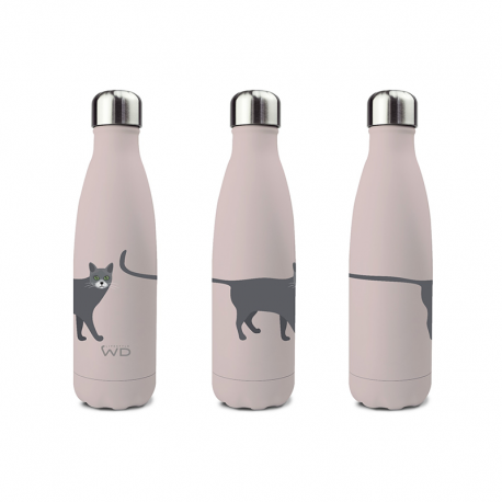 500ml Pink Cat Thermal Bottle - WD365 - Wd Lifestyle WD LIFESTYLE WD365GAT2