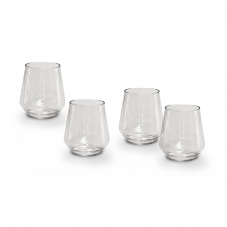Juego de 4 Vasos de Agua Transparente 350ml - Pangea - Omada OMADA OMM5543AI