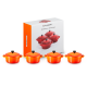 Set 4 Mini Cocottes Grés 250ml Vulcânico - Le Creuset LE CREUSET LC79212100900100