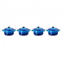 Set of 4 Petite Casseroles - Azure - Le Creuset