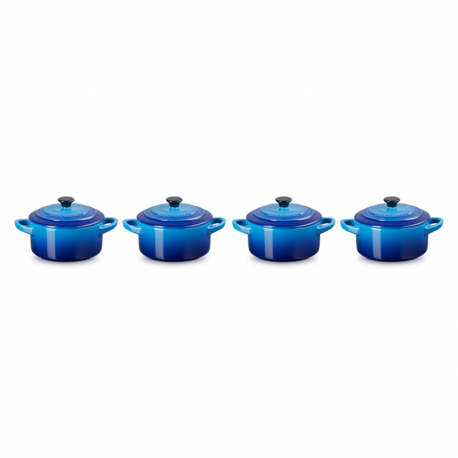 Set de 4 Mini Cocottes - Azure - Le Creuset LE CREUSET LC79212102200100