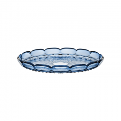 36cm Large Sky Blue Round Tray - Vanity - Guzzini