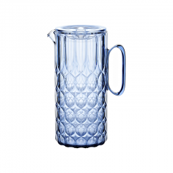 1.75L Denim Blue Pitcher with Lid -Vanity - Guzzini