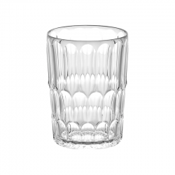 Tall Tumbler Pattern 2 Transparent - Vanity - Guzzini
