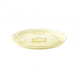 Large Round Tray Dusty Yellow - Josephine - Guzzini