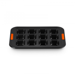 Molde 12 Mini Brownies Negro - Le Creuset