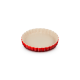 Stoneware Fluted Flan Dish 24cm Cerise - Heritage - Le Creuset LE CREUSET LC71120240600001