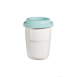 Copo Térmico 200ml Turquesa - Cup&Go Branco E Turquesa - Asa Selection ASA SELECTION ASA34700024