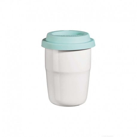 Vaso Térmico 200ml Turquesa - Cup&Go Blanco Y Turquesa - Asa Selection ASA SELECTION ASA34700024