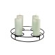 Round Candle Holder Ø24,5cm - Deko Xmas Black - Asa Selection ASA SELECTION ASA99500950