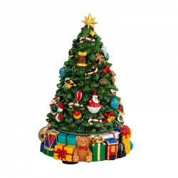 Music Box Christmas Tree Gifts 22,5cm Multicolour - Hermann Bauer HERMANN BAUER HB6401
