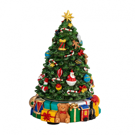 Music Box Christmas Tree Gifts 22,5cm Multicolour - Hermann Bauer HERMANN BAUER HB6401