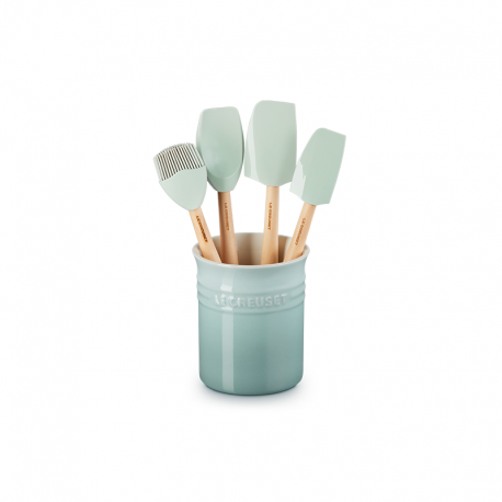 Pote e Conj. 4 Espátulas - Sea Salt - Le Creuset LE CREUSET LC69003007170003