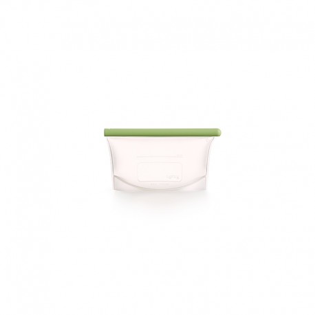 Saco de Silicone Reutilizável 500ml Transparente E Verde - Lekue LEKUE LK3400850B04U004
