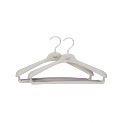 Juego de 2 Perchas para Trajes y Abrigos - Orderly Beige Claro - Joseph Joseph