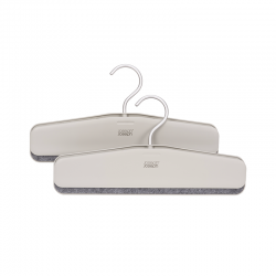 Set of 2 Skirt & Trouser Hangers - Orderly Ecru - Joseph Joseph