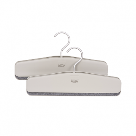 Set of 2 Skirt & Trouser Hangers - Orderly Ecru - Joseph Joseph JOSEPH JOSEPH JJ55019