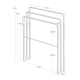 Bath Towel Hanger With 3 Bars White - Tower - Yamazaki YAMAZAKI YMZ4979
