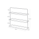 Shoe Rack Wide Black - Tower - Yamazaki YAMAZAKI YMZ2481