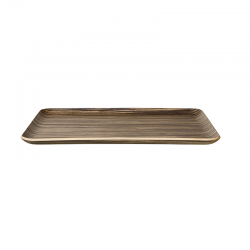 Rectangular Wooden Tray 36cm Ebony - Wood Brown - Asa Selection