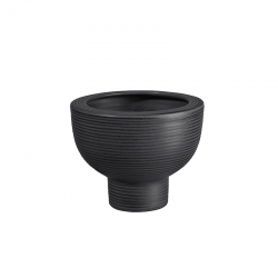 Planter with Foot Black 15,5cm - Midoro - Asa Selection ASA SELECTION ASA2220174