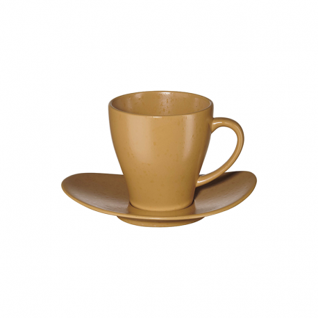 Taza con Platillo - Cuba Ocra Ocre - Asa Selection ASA SELECTION ASA1224429