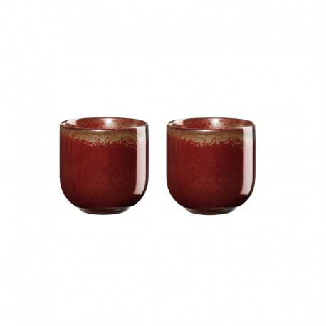 Set of 2 Teacups 150ml – Coppa Rusty Red - Asa Selection ASA SELECTION ASA19081176