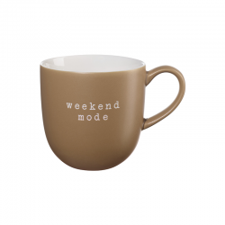 Mug 'Weekend Mode' 350ml - Hey! Nude - Asa Selection ASA SELECTION ASA17061277