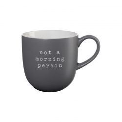Mug 'Not a Morning Person' 350ml - Hey! Grey - Asa Selection ASA SELECTION ASA17062277