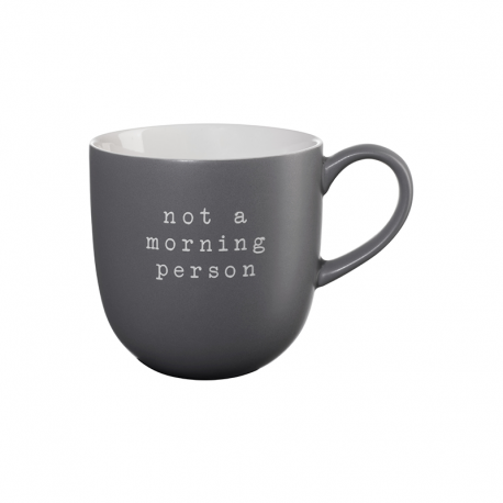 Mug 'Not a Morning Person' 350ml - Hey! Grey - Asa Selection ASA SELECTION ASA17062277