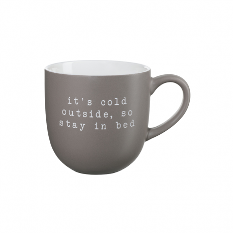 Mug 350ml 'Stay in Bed' - Hey! Brown - Asa Selection ASA SELECTION ASA17069277