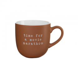 Mug 350ml 'Movie Marathon' - Hey! Brown - Asa Selection ASA SELECTION ASA17070277