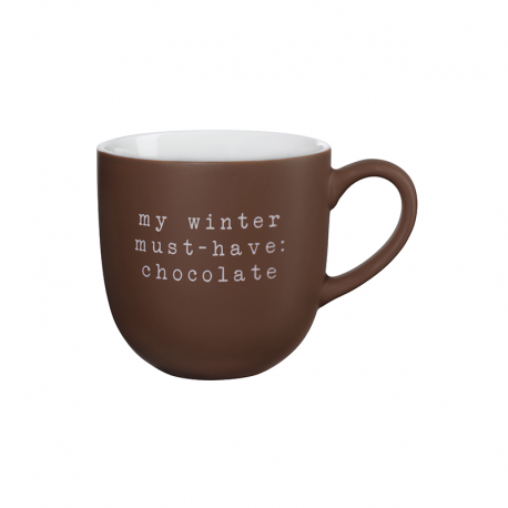 Caneca 350ml 'Chocolate' - Hey! Castanho - Asa Selection ASA SELECTION ASA17073277