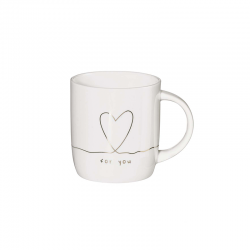 Mug Ø8,7cm For You - Linia White - Asa Selection ASA SELECTION ASA18070414