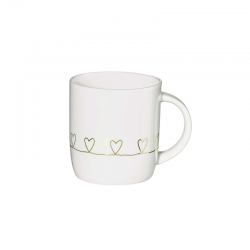 Caneca Ø8,7cm Hearts - Linia Branco - Asa Selection ASA SELECTION ASA18071414