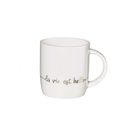 Mug Ø8,7cm La Vie et Belle - Linia White - Asa Selection ASA SELECTION ASA18074414