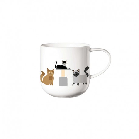 Mug Cats - Coppa Cats&Dogs White - Asa Selection ASA SELECTION ASA19440014