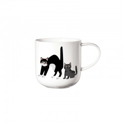 Caneca Gatos Surpreendidos - Coppa Cats&Dogs Branco - Asa Selection ASA SELECTION ASA19443014
