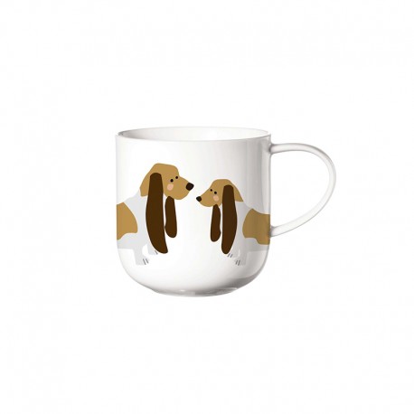 Mug Basset Hound - Coppa Cats&Dogs White - Asa Selection ASA SELECTION ASA19445014