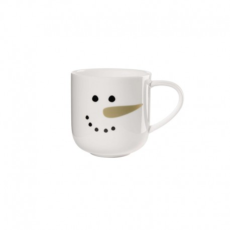 Caneca Boneco de Neve - Coppa Xmas Branco, Preto E Dourado - Asa Selection ASA SELECTION ASA19454014