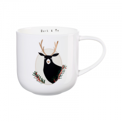 Caneca 400ml Bert&Me - Coppa Mory&Bert Branco - Asa Selection ASA SELECTION ASA19474014