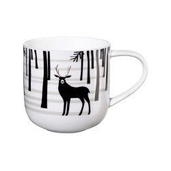 Mug 400ml Bert in the Woods - Coppa Mory&Bert White - Asa Selection ASA SELECTION ASA19475014